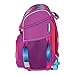 HERLITZ Loop Funky Horse Schulranzen, Rucksack für Kinder, Schulrucksack 17L, Kinderrucksack, Leicht Schultasche für Mädchen, Reflexmaterial, Schnallenverschluss, Ergonomische Form, Rosa Violett