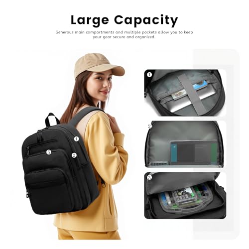 Image of Lanola School Bookbag Business Travel Laptop Backpack, Fits 15.6 Inch Laptop Bag