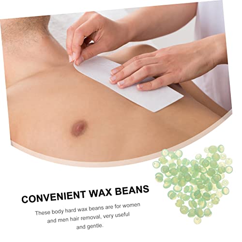 DOITOOL Cera De Depilação Feijão Cera De Abelha Verde Claro 3 Pacotes