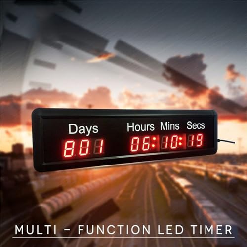 Temporizador Digital con LED, 2 unidades miniatura 5