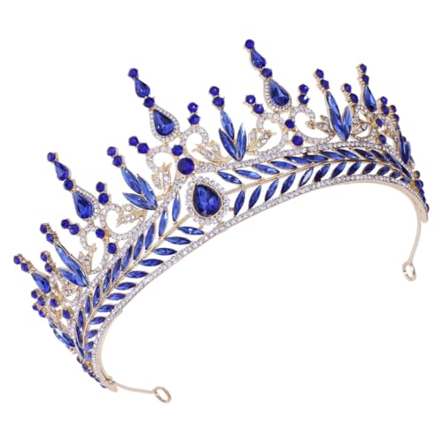 Tiara de novia brillante para decoración de cabello en bodas y fiestas