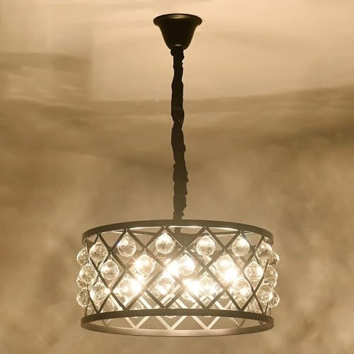Lustre industriel îlot de cuisine suspension rustique métal noir E14