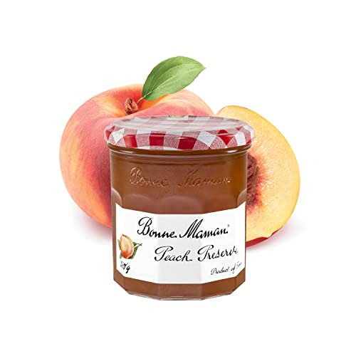 Image of Bonne Maman Peach Preserve Marmalade Fruit Jam, 13 oz ℮ 370 g
