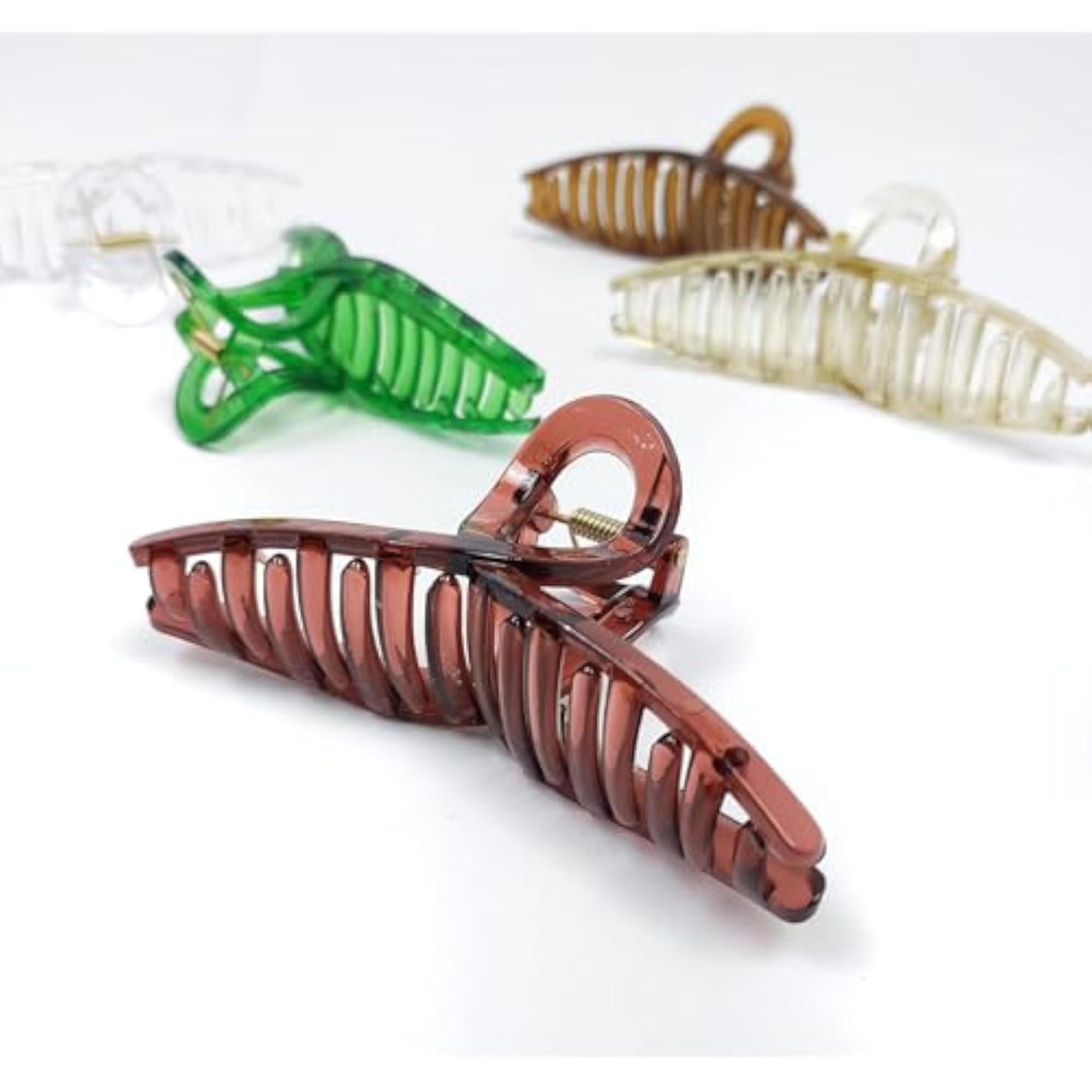 Stylish Clear Hair Clutcher for Girls