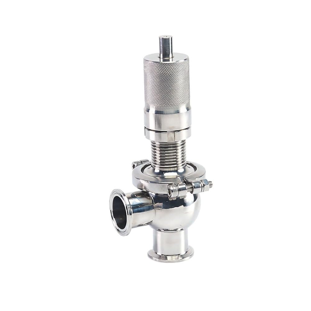 Regulowany proporcjonalny zawór nadmiarowy 1"-2" Tri Clamp, stal nierdzewna 304/316L, 1 szt.(316L 1.5 Inch)