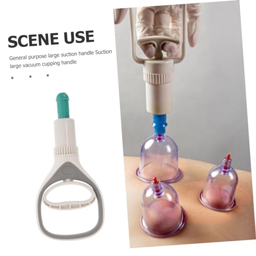 Large Manual Vacuum Cupping Pump Tool para Alivio del Dolor Ligero y Duradero con Succión para Masaje de Espalda, Cuello y Piernas miniatura 6