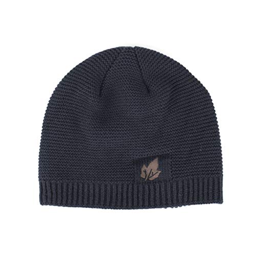 Image of BCDlily Fleece Lined Knit Beanie Hat Winter Hats for Women Men Warm Knit Ski Cap