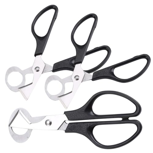 iplusmile 3個 不??携帯式うずら卵はさみ 滑り止めハンドル 軽量コンパクトでピクニックに 小さな卵用キッチンオープナーツール