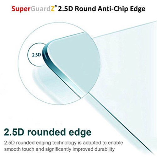 [2-Pack] For Htc One A9 - Superguardz® Tempered Glass Screen Protector, 9H, 0.3Mm, 2.5D Round Edge, Anti-Scratch, Anti-Bubble #TOP2