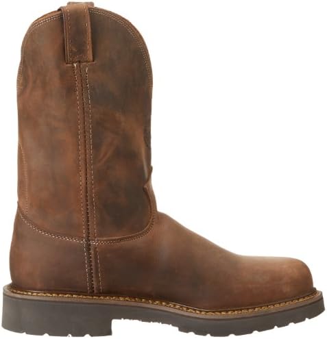 Justin Original Work Boots U.S.A. Men's J-Max 11" Pull-On Boot,Rugged Bay Gaucho,13 D US | Image 5