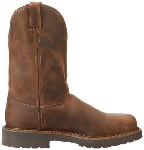 Justin Original Work Boots U.S.A. Men's J-Max 11" Pull-On Boot,Rugged Bay Gaucho,12 2E US