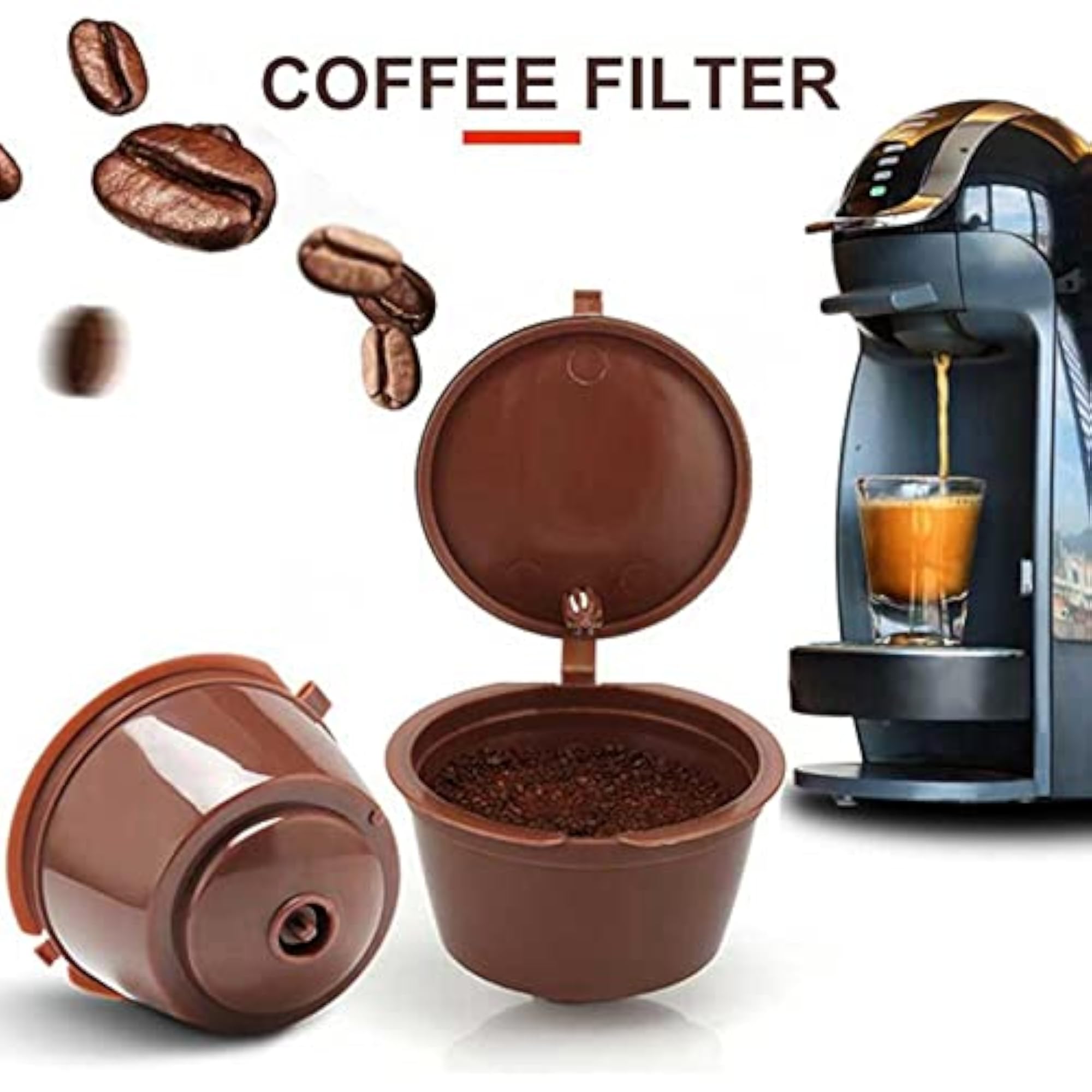 Refillable Reusable Coffee Capsule Pods for Nescafe