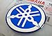 100% GENUINE 40mm Diamètre YAMAHA TUNING FOURCHE Autocollant Emblème Logo BLEU surélevé bombé Gel Résine Autoadhésif Moto / Jet Ski / ATV / Motoneige