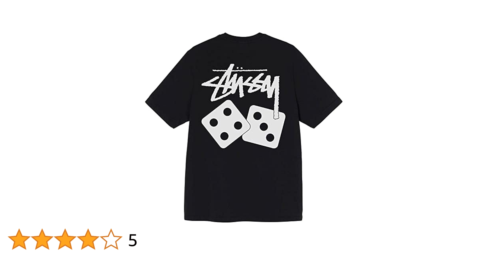 STUSSY♦ダイスPrint/ロゴいりTシャツ Amazon | STUSSY (ステューシー) グラフィックプリント 半袖T