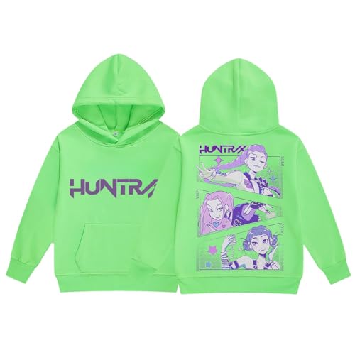 DOPOCQ Sweat Suits for Girls Drawstring Cartoon Anime Music Adventure Hoodie with Pocket Long Sleeve Pants Tracksuit 2-15Year3