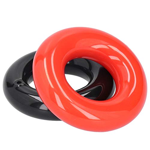 Keenso-Anillo-De-Pesas-para-Swing-De-GolfNegro-Y-RojoAnillo-De-Pesaje-Redondo-para-Palos-De-GolfAccesorios-De-Entrenamiento-De-Swing-De-Potencia-De-Pesopara-PraCtica-De-Entrenamiento-De-Calent
