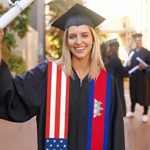 America Flag and india indian flag Sash Stole Shawls Graduate Shawl Wraps Scraf3