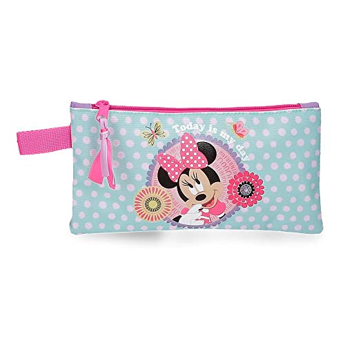 Disney Minnie Today Is My Day Estuche Morado 22X12X1 Cms Poliéster