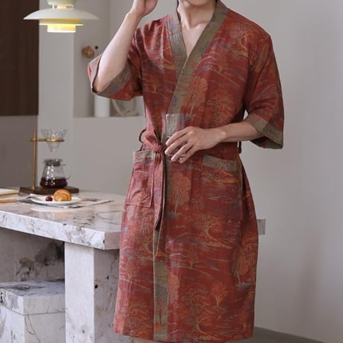 Batas de baño y camisón estilo kimono japonés 3