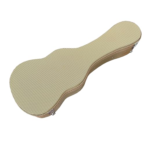 Lykos Ukulele Case Classic Hard Case Velvet Interior Padded Protective Hardshell (Yellow, 21" Soprano)