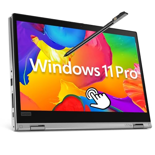 Lenovo ThinkPad L13 Yoga Gen2 2-in-1 Laptop Computer, 13.3' FHD IPS Touchscreen with Stylus Pen,...