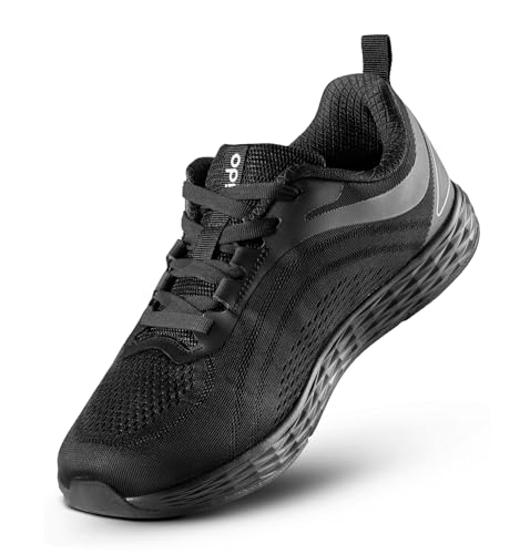Image of Frido Active Walking Shoes for Men & Women | Lightweight Breathable Mesh Upper | Zero-Drop Sole with Wide Toe Box for Natural Movement | Cushioned Comfort Lace-Up Sneakers