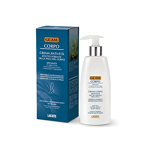 Guam, Anti-Ageing-Körpercreme mit Straffender und Anti-Ageing-Wirkung mit Guam Meeresalgen, Made in Italy, 200 ml Packung