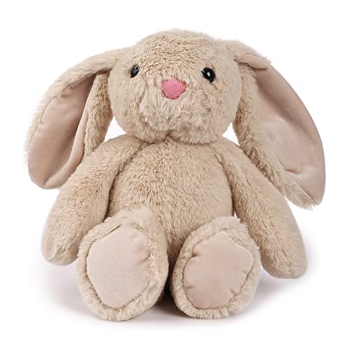 TCBunny Baby Bunny Bedtime Stuffed Animal Plush Easter Stuffers Toy Gifts 11' for Girls, Boys, Kids, Coco (Beige)