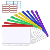 Vicloon – Vicloon 6 Löcher Binder, 10 Stück A5 Binder Taschen,mit 2 Be