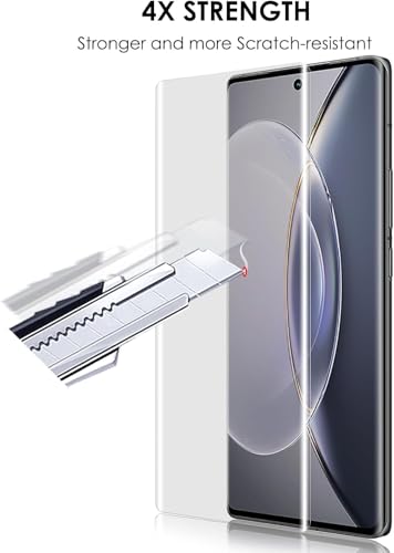 Image of SHILD - (Pack of 1 Curved UV Tempered Glass Screen Protector for Infinix Note 50s 5G | 9H Hardness | Full Adhesive | HD Clarity | Fingerprint Unlock | Edge-to-Edge Coverage | UV Kit Included