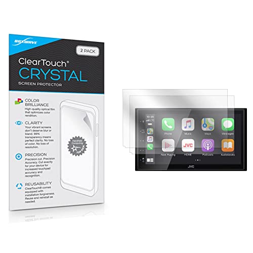 Protection anti-rayures JVC KW-M56BT avec le film ClearTouch Crystal BoxWave