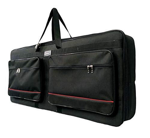 Image of MALAV Thick Padded Keyboard Bag for Casio CT-X9000IN Keyboard with Shoulder Straps & Waist Belt