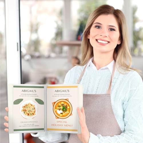 image for Dunwell Small Binders with Sleeves - Presentation Books 5.5x8.5 (2-Pac