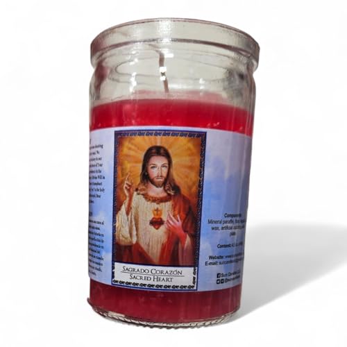 Prayer Candle 28 Hours Sacred Heart Jesus 3.5