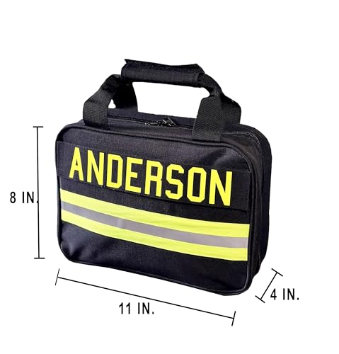 Firefighter Personalized Black Overnight Toiletry Bag4