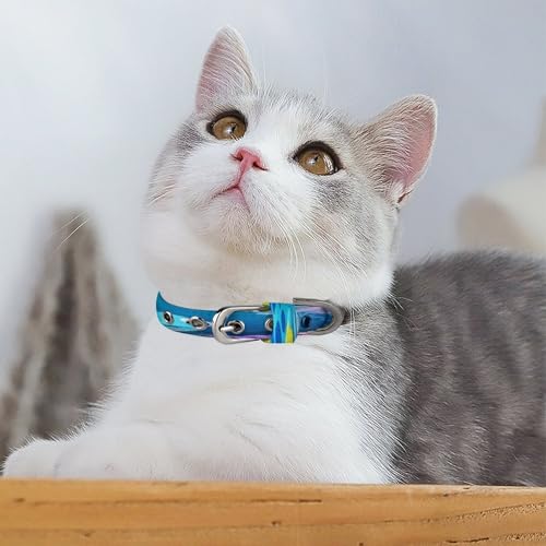 Collar ajustable Oxford Fresh Little Fish para perros y gatos de 7.9 a 10.4 pulgadas 6