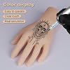 Tattoo Practice Hand with Wrist - Autdor Left Tattoo Fake Hand with Short Arm Silicone Hand Model Fake Skin Tattoo Practice Skin for Tattoo Training or Display for Tattoo Supplies Tattoo Artists