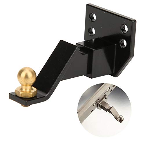Vbest life RC 1/10 Metallanhänger Haken Anhängerkupplung Traktorhaken RC Upgrade Zubehör Passend für D90 RC SCX10 CC01(Schwarz)