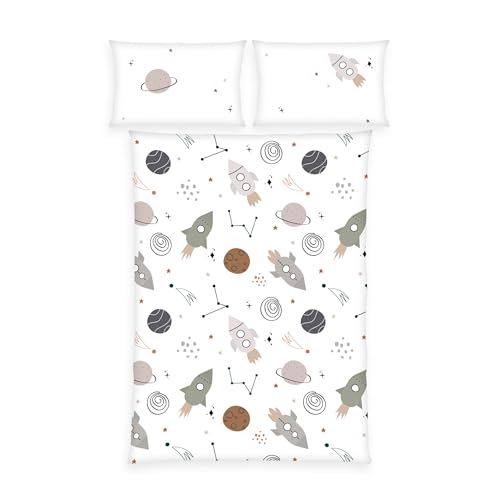 Linge de lit bébé cosmos coton renforcé pour des nuits étoilées - 2