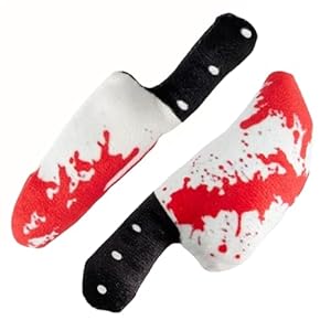 Generisch Katzenminze Kauspielzeug 2 Stück Blutige Messer