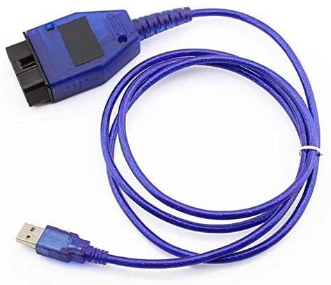 ULTRAOBD2 Interfaz de diagnóstico, Interfaz de diagnóstico de fallas, USB diagnóstico OBD 16 Pines Azul multimarca, K409 KKL 409.1 para Coches hasta 2006