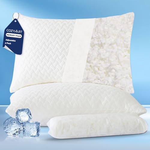 COZYART Shredded Memory Foam Pillow