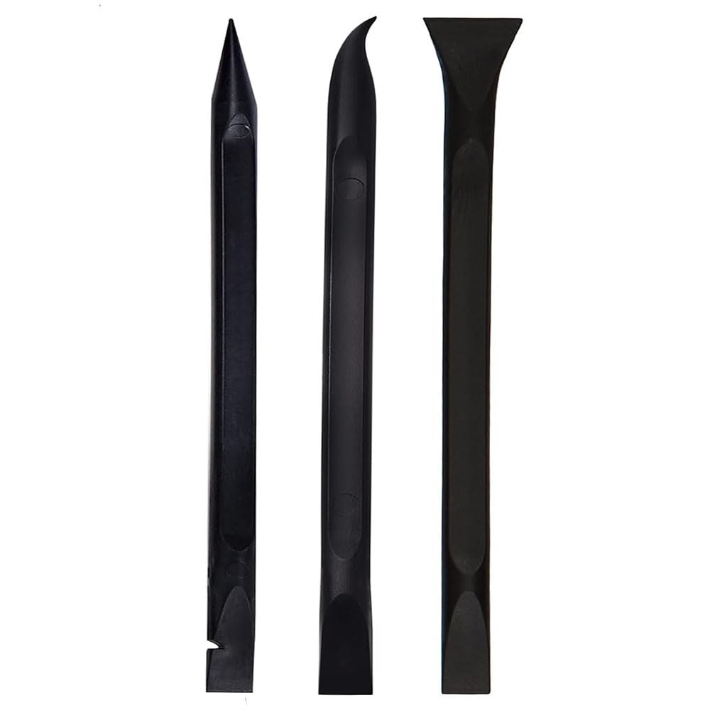 Fongmore 3 Pcs Carbon Fiber Plastic Scraper Spudger Pry Tool Kit Electronics Repair Opening Tools Kit Prying Open Tool for Laptop, Cell Phone, Tablet, Computer Smartphones