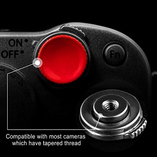 Image of Camera Shutter Button (2 Pack /Red) Upscale and Delicate Soft Shutter Release Button