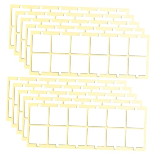 MOLUCKFU 180個隔音棉透明無痕両面テープ 高耐久フォーム接着剤 壁面 対応 各種表面に強力粘着 音響パネル用剥がしやすい防音両面テープ