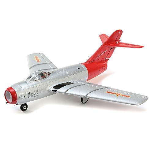 E-flite UMX MiG-15 EDF Ducted Fan Jet Ultra Micro RC Airplane BNF Basic with AS3X and Safe Select Technology (Transmitter, Battery and Charger Not Included)