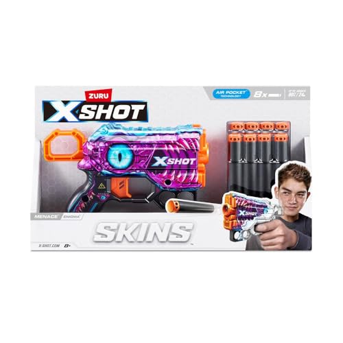 Lançador de Dardos X-shot - Skins Menace - Enigma