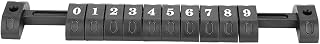 Alomejor 2 Unidades Contador de Marcador para Mesa de Fútbol, Indicador de Puntuación 10 Números, Accesorio de Recambio para Mesas Estándar de Foosball - Negro