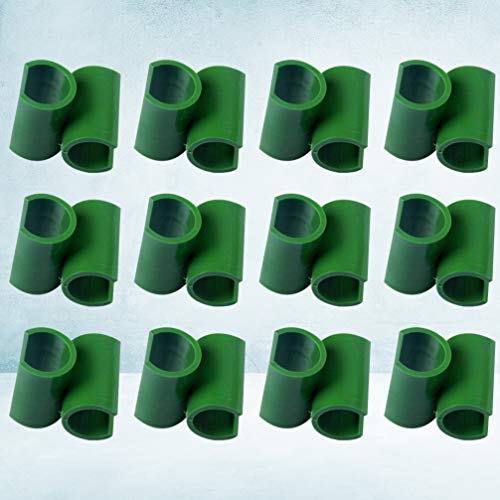 BESTonZON 50 Stuks Plant Trellis Connector Clips Groen Plastic Bloem Rotan Gesp Clip Klimmen Wijnstok Connector Beugel… - Image 7