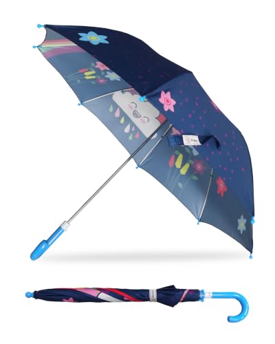 Image of Destinio Umbrella for Kids; Stylish & Cute, Child Safe, 100% Waterproof; Kids Umbrella for Girls, Boys and Baby